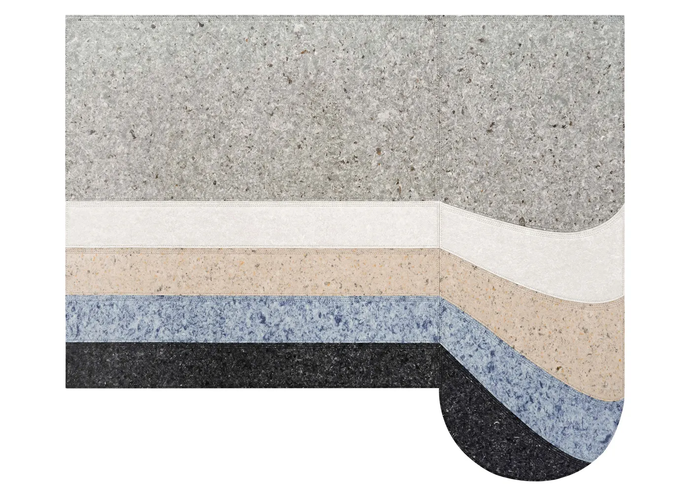 Gandia Blasco Nuances Rug Rounded Volcano 250 x 300cm