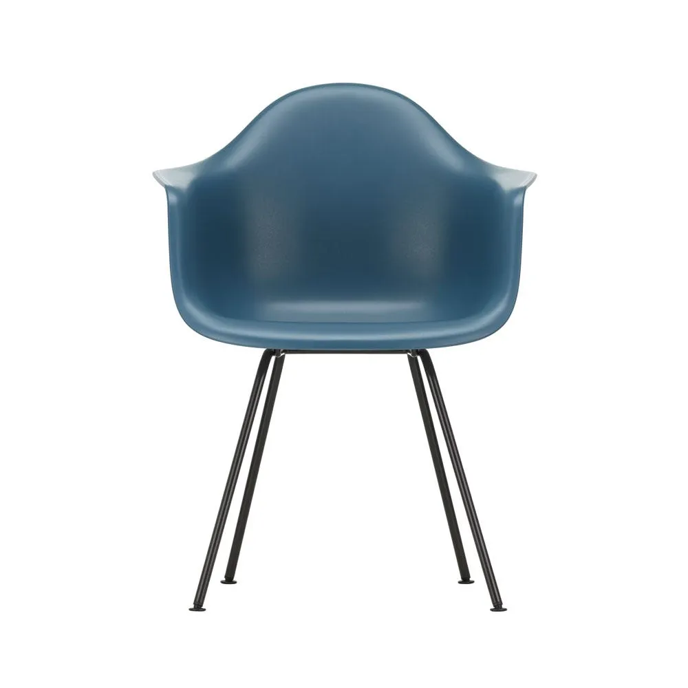 Vitra Eames DAX Armchair New Height Sea Blue Basic Dark Powder Coated Base 3