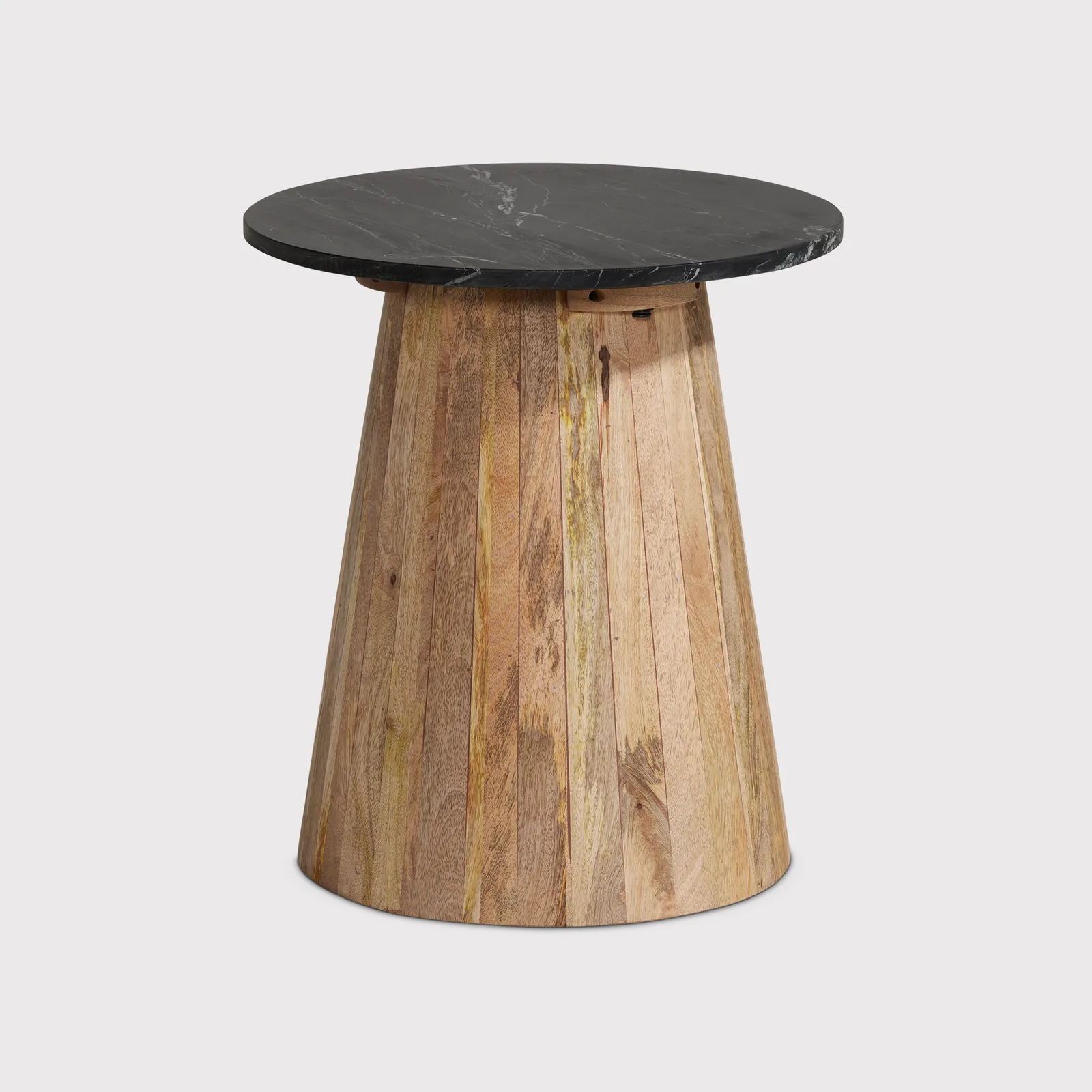 Kore Side Table 48cm, Round, Black | Barker & Stonehouse
