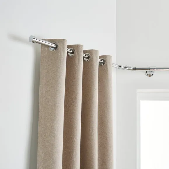 Trinity Metal Bay Curtain Pole 4
