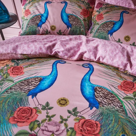 Matthew Williamson Xanadu Peacock 100% Cotton Duvet Cover & Pillowcase Set 2