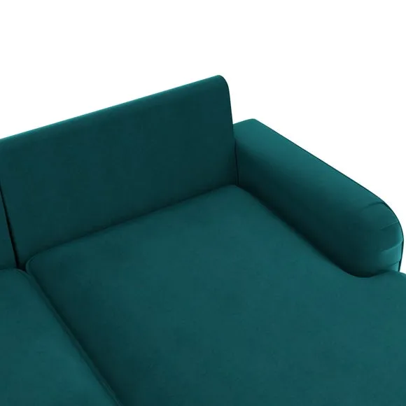 Beatrice Scatter Back Matte Velvet Right Hand Corner Sofa 5