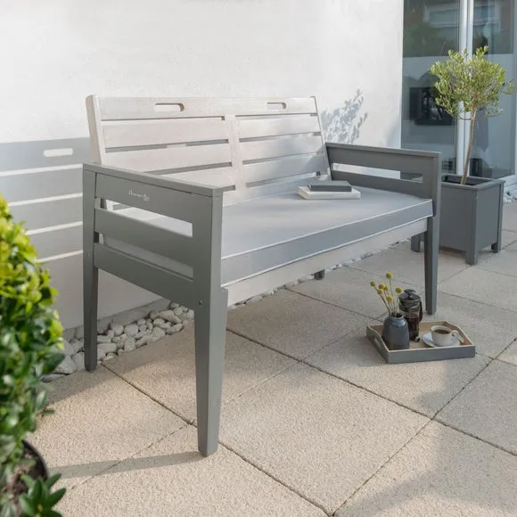 Galaxy 2 Seater Cushioned Bench