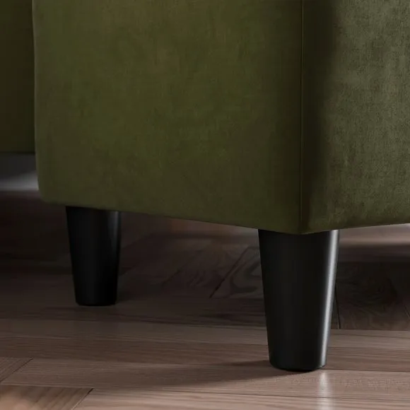 Alara Velvet End of Bed Storage Ottoman 5