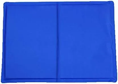 MANTRARAJ Cooling Gel Pillow Multi-Function Cool Gel Pad Cushion Mat Absorbs & Dissipates for Stress Tension in Blue