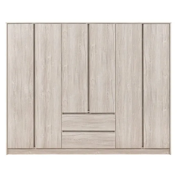 Walker 6 Door 2 Drawer Wardrobe 3