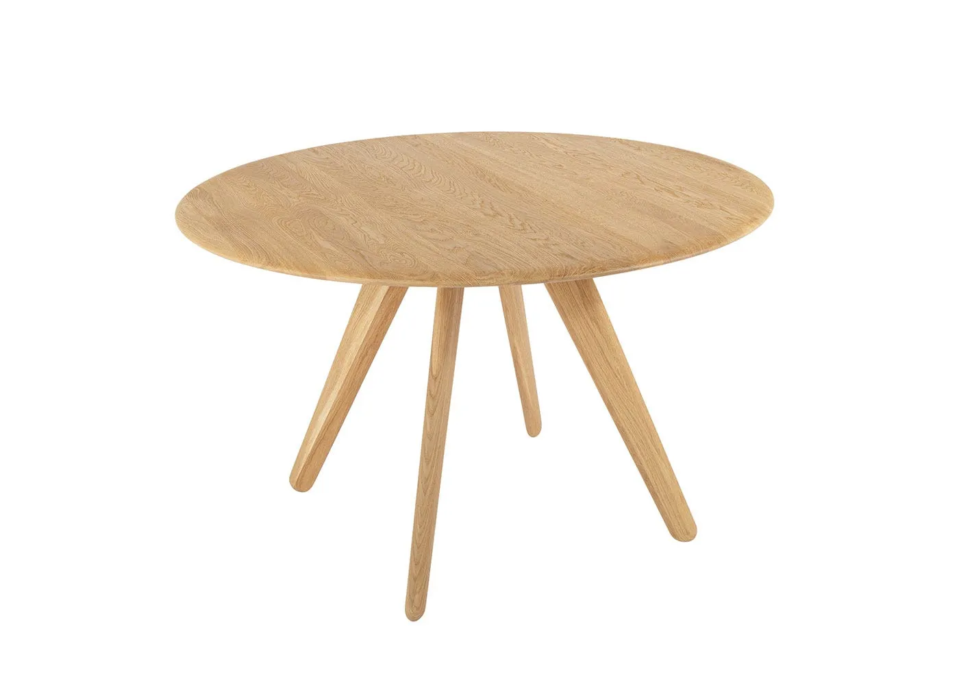 Tom Dixon Slab Round Table 120cm Solid Oak Natural