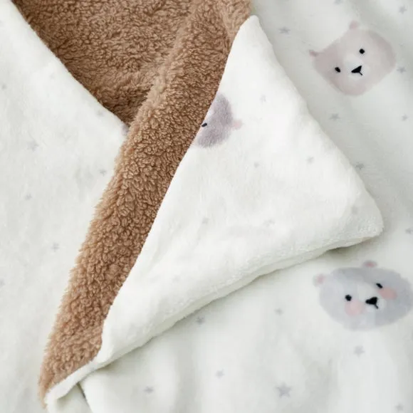 Catherine Lansfield Cosy Bear Kids Hooded Blanket 3