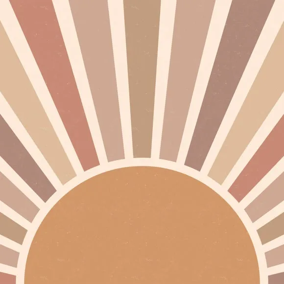 Sunburst Wall Mural 4