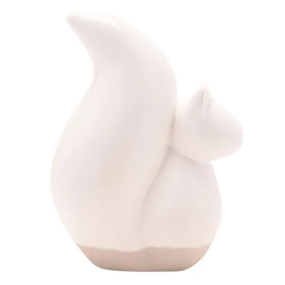 Country Living White Ceramic Squirrel Ornament 2