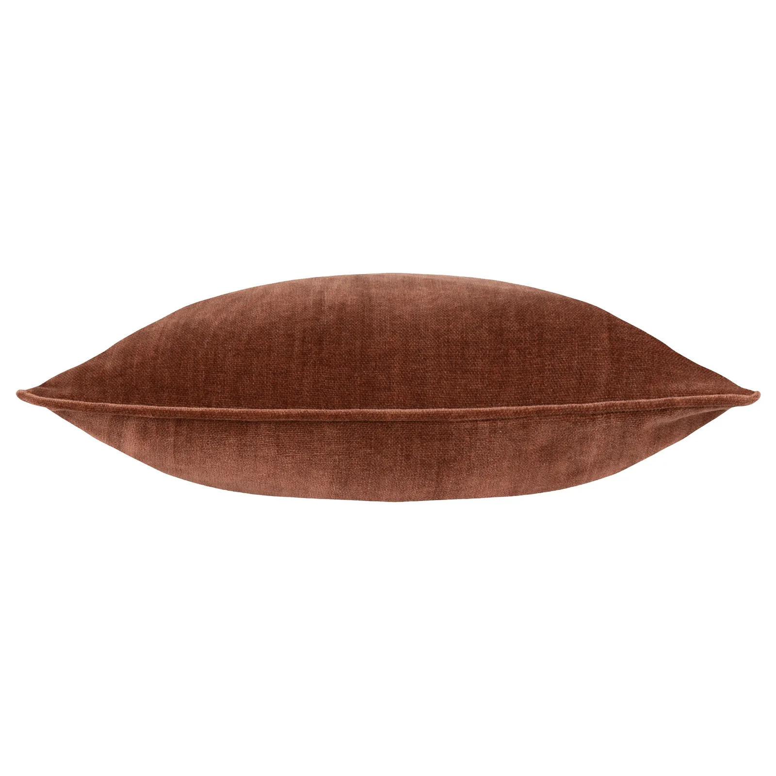 Yard Heavy Chenille Woven Piped Cushion in Burnt Orange 3