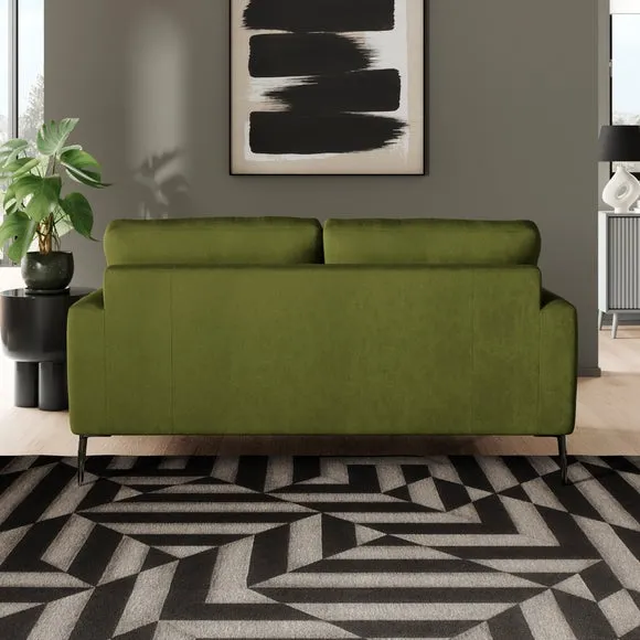 Lawson Matte Plush Velvet 2 Seater Sofa 3