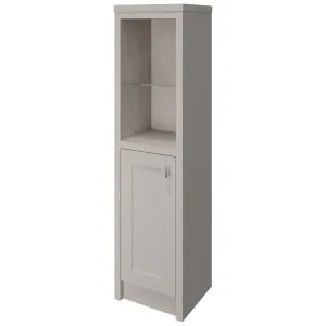 Wickes Hayman Matt Cashmere Traditional Freestanding Mid Height Tower Unit - 1500 x 400mm