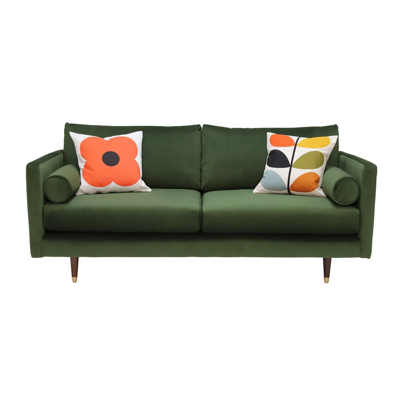 Orla Kiely Mimosa Small Sofa, Plain Velvet