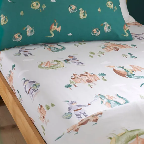 Set of 2 Knight Time Tales Fitted Sheets