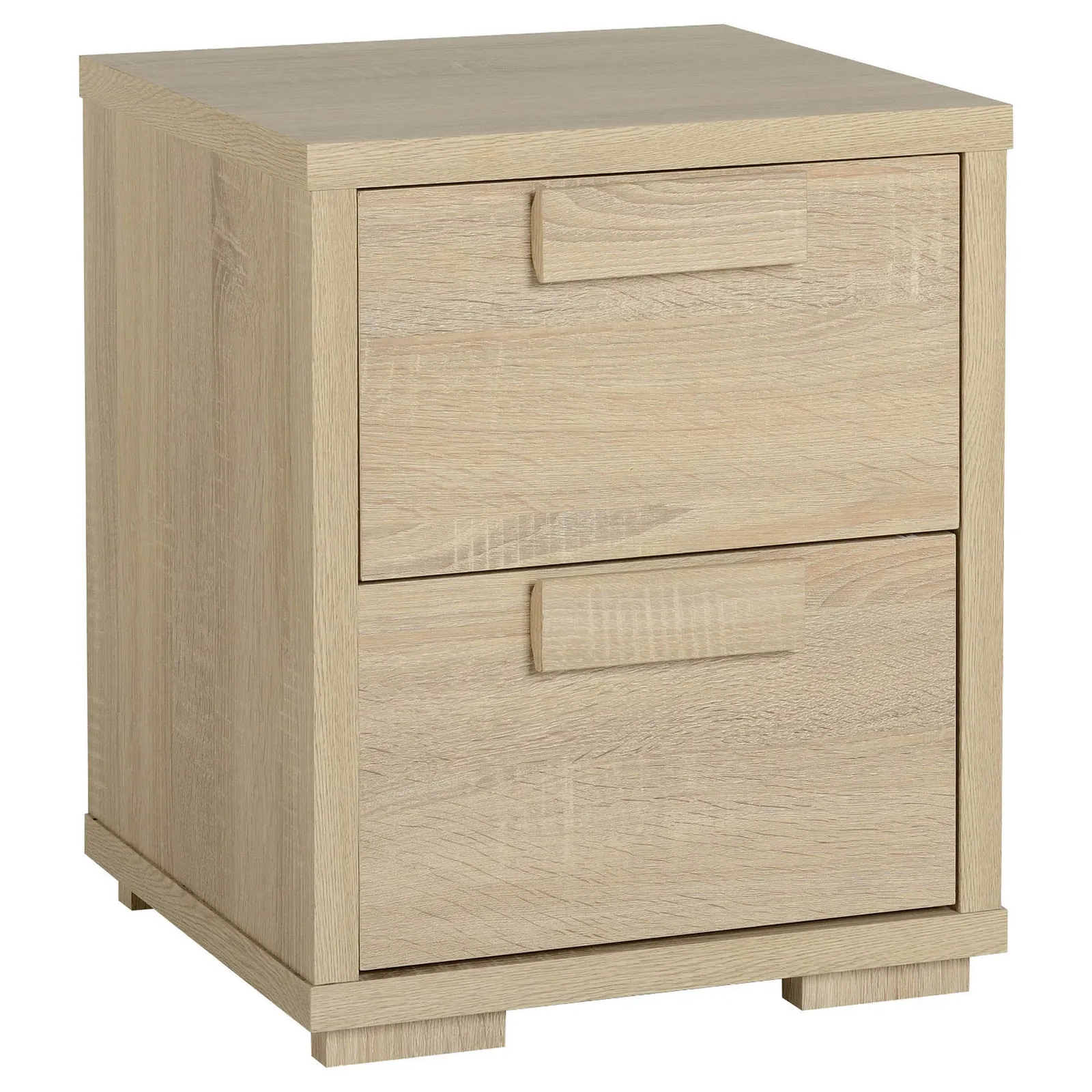 Cambourne 2 Drawer Bedside Table Natural