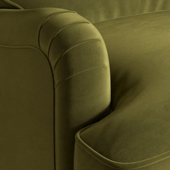 Beatrice II Velvet Single Snuggle Sofa Bed 3