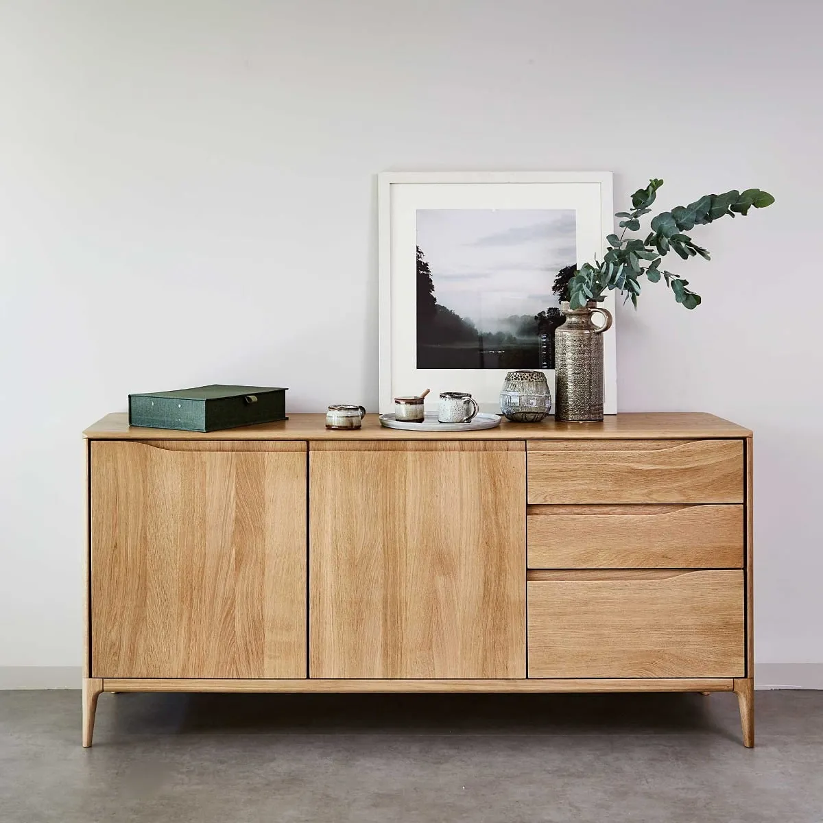 Ercol Romana Large Sideboard, Neutral Oak | Barker & Stonehouse 2