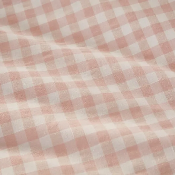 Portloe Woven Gingham 100% Cotton Duvet Cover & Pillowcase Set 3