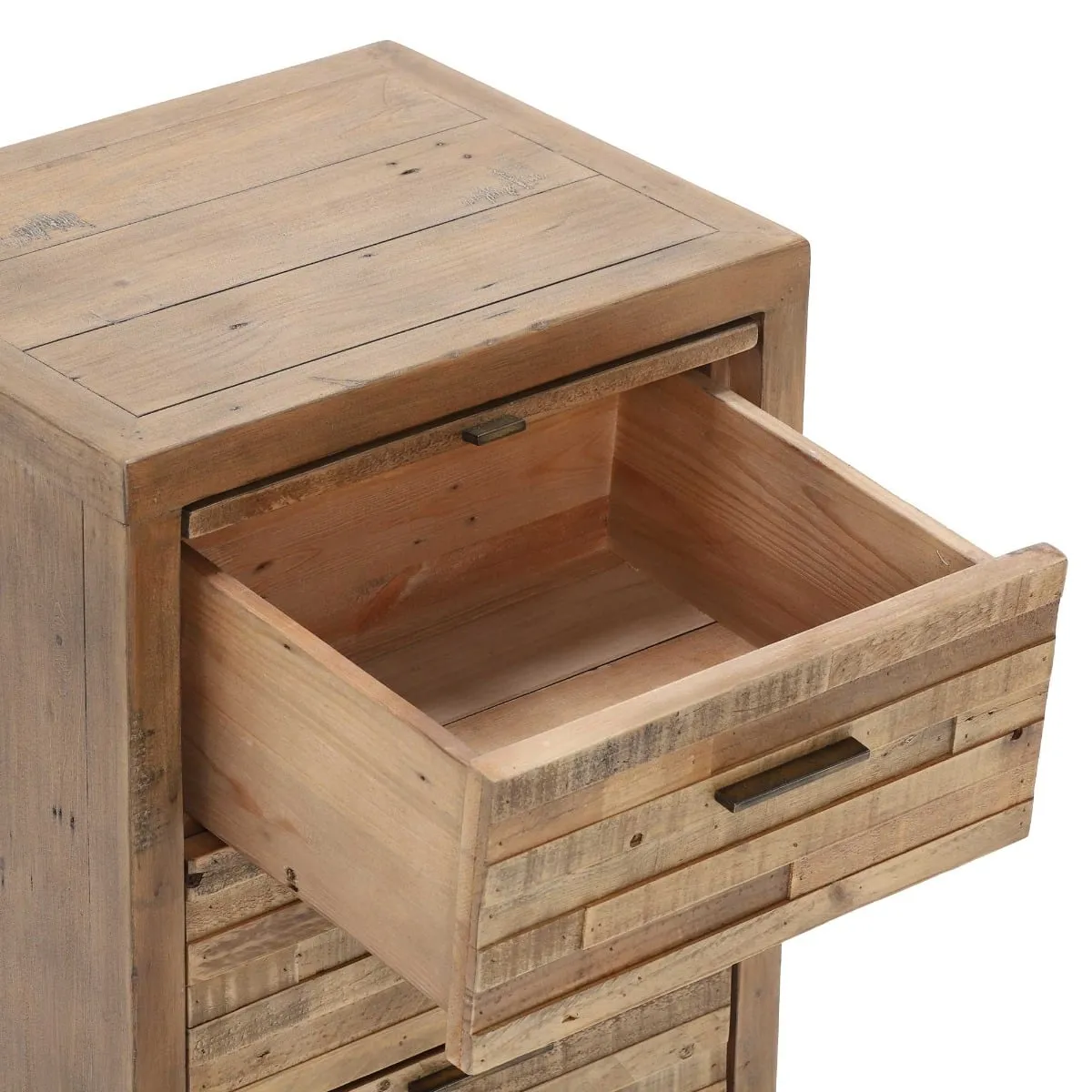 Charlie 3 Drawer Bedside Table, Wood | Barker & Stonehouse 5