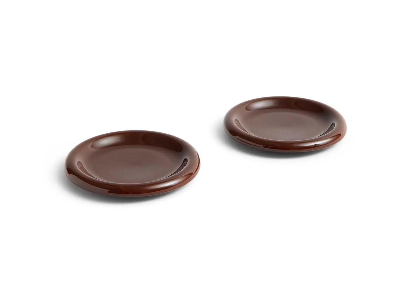 HAY Barro Side Plates Set of 2 Burgundy