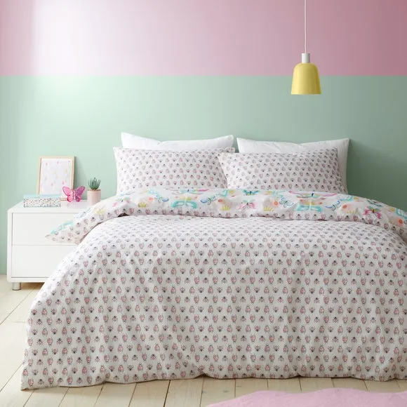 Kaleidoscope Bugs Reversible Duvet Cover and Pillowcase Set 2