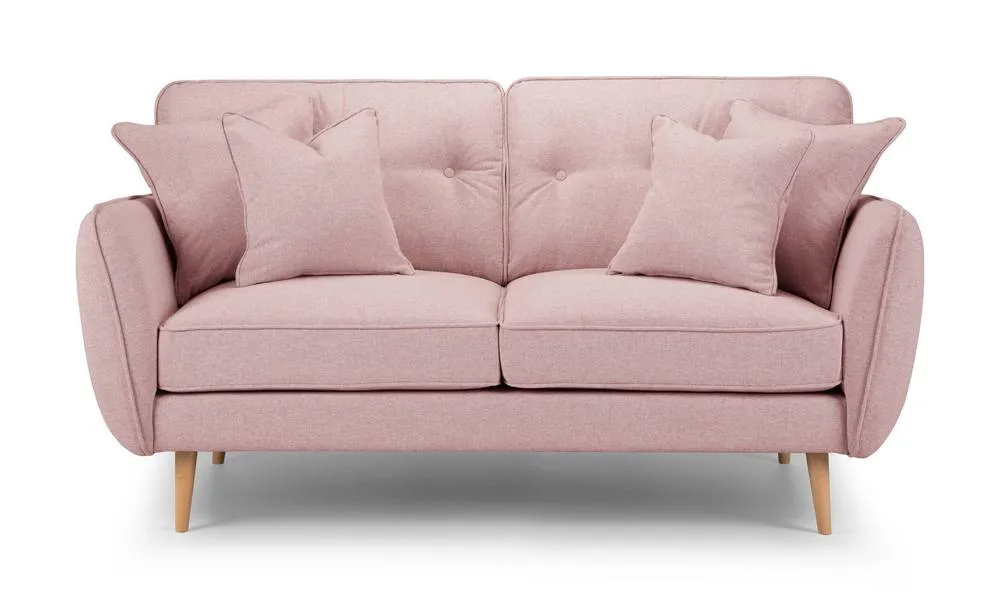 The Great Sofa Company Ailis Medium Sofa Faro Soft Pink in Dusty Pink 3
