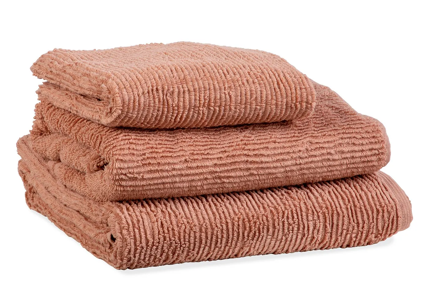 Heal's Organic Bath Towel Putty Pink 70 x 140cm 1
