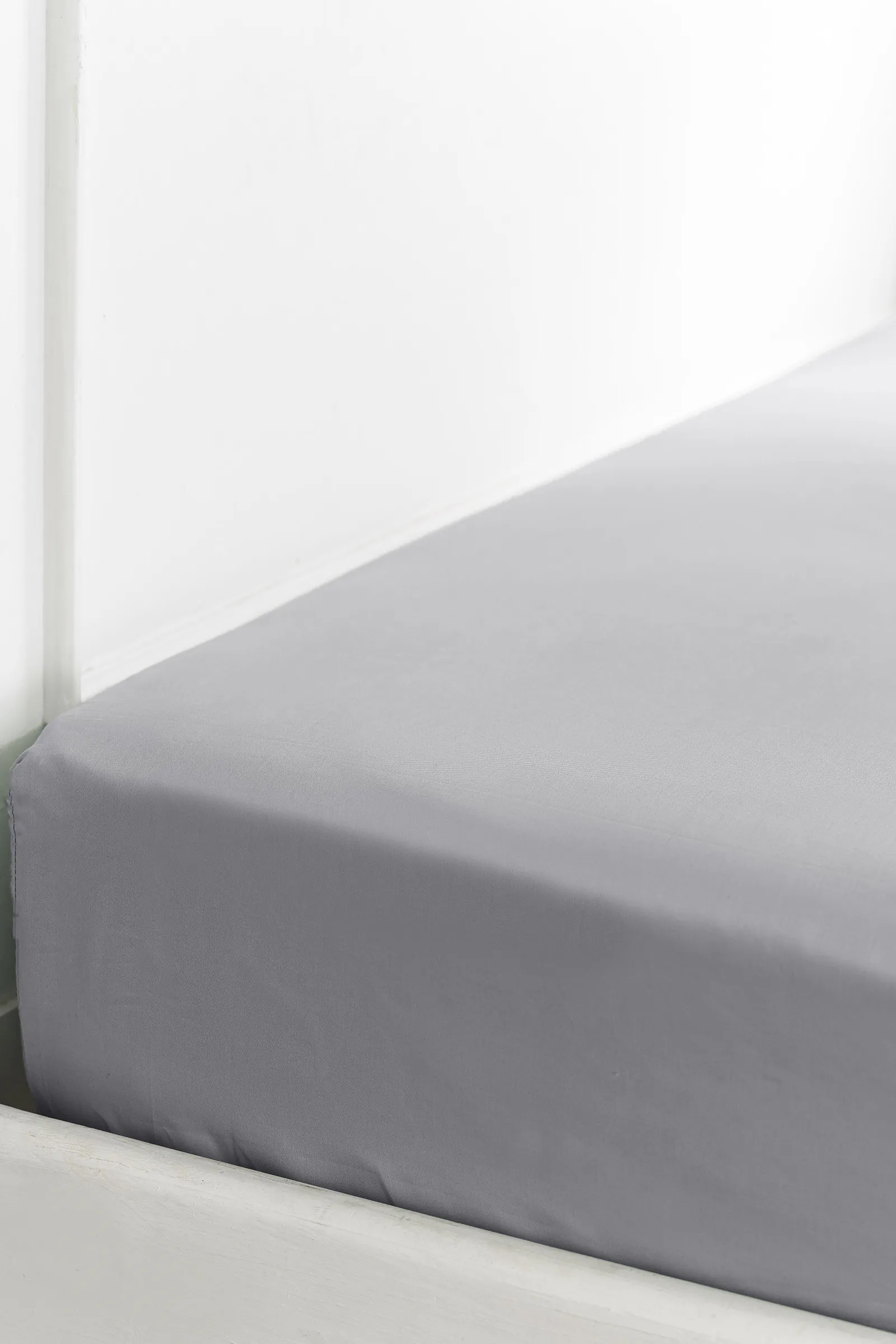 400tc Cotton Sateen Single Fitted Sheet