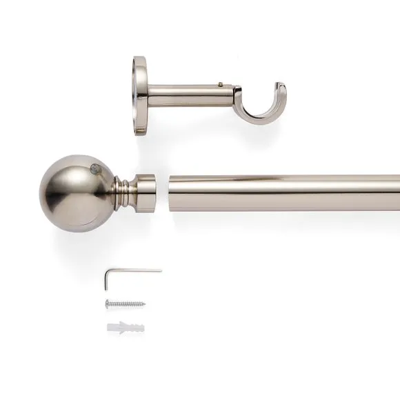 Ashton Fixed Metal Curtain Pole 3