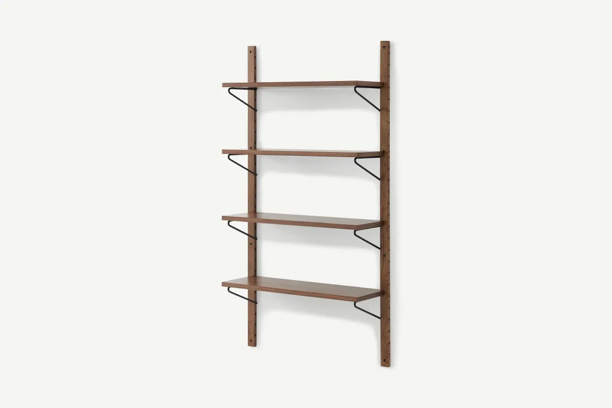 Jory Modular Shelves, Walnut