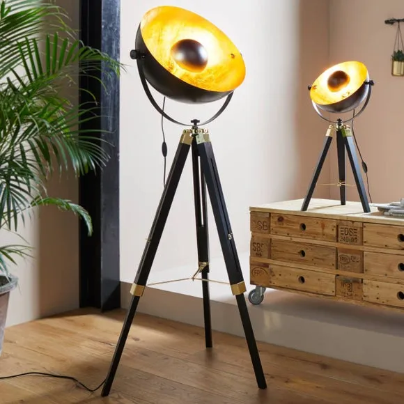EGLO Covaleda Uplighter Tripod Floor Lamp