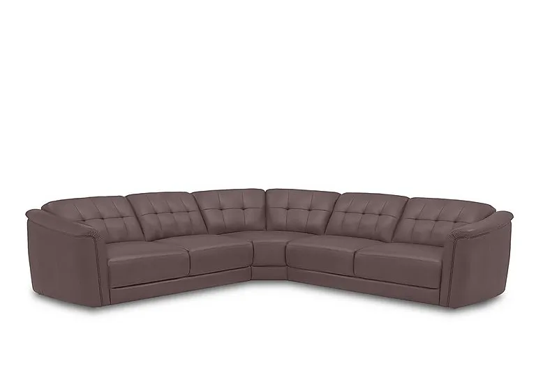 Monarch Large Leather Corner Sofa