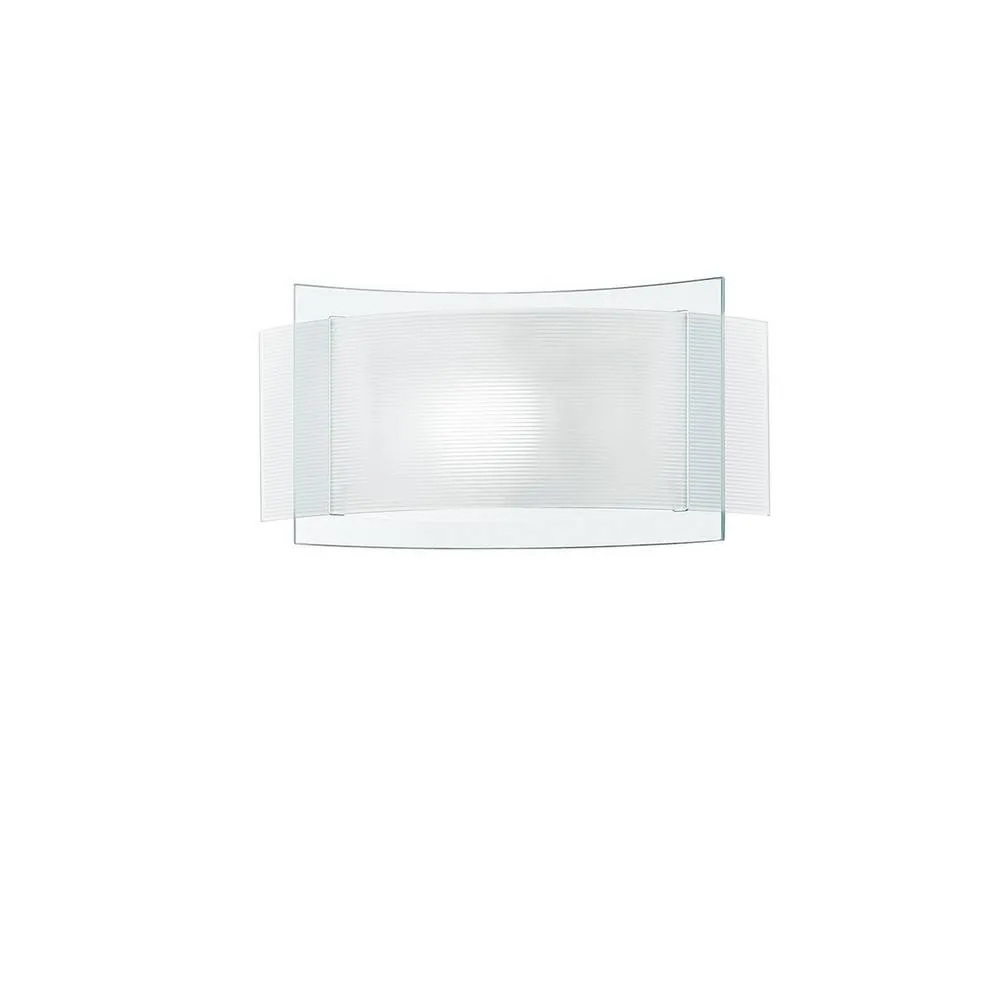 Netlighting RIGHE Flush Wall Light White 33x16.5cm