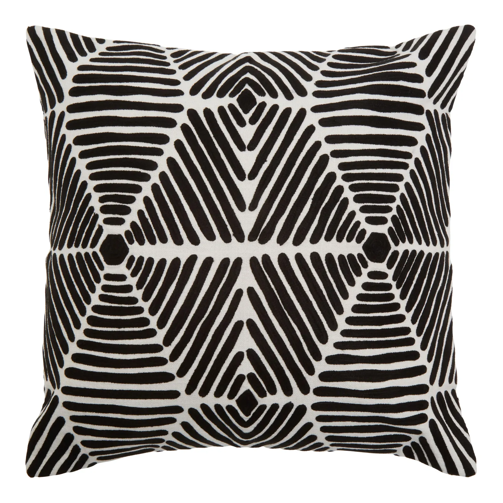 Orsina Bosie Ozella Black & White Square Cushion