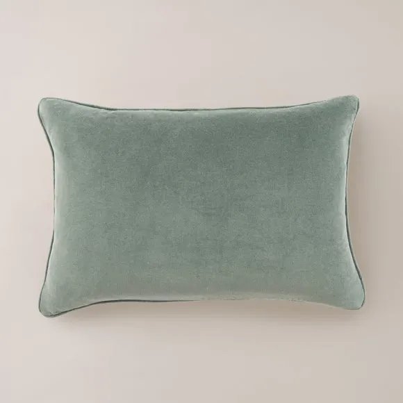 Clara Cotton Velvet Rectangle Cushion 2
