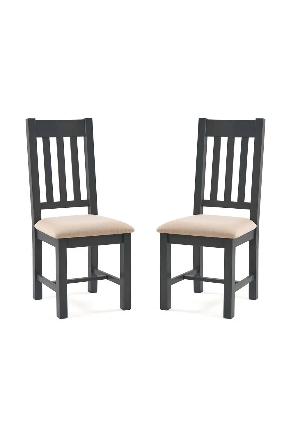 Julian Bowen Bordeaux Dining Chair (Set of 2) in Dark Grey 3