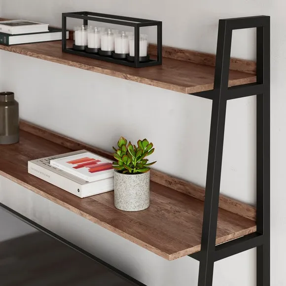 Fulton Pine Ladder Shelf TV Unit for TVs up to 60" 2