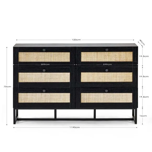 Padstow 6 Drawer Chest 6