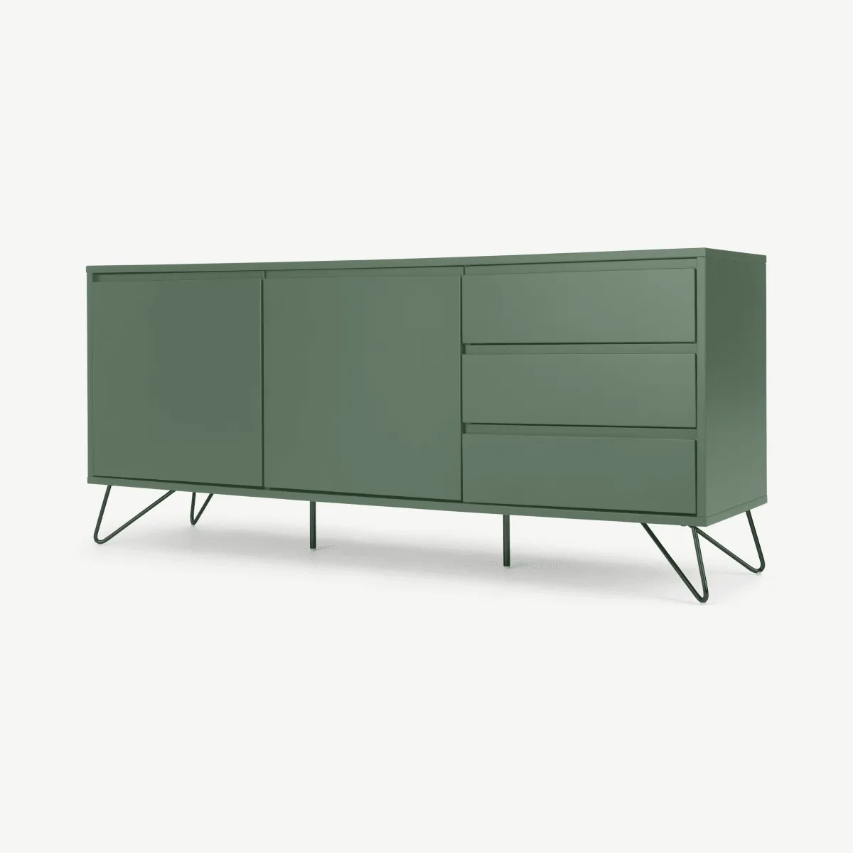 Elona Sideboard, Fern Green & Black