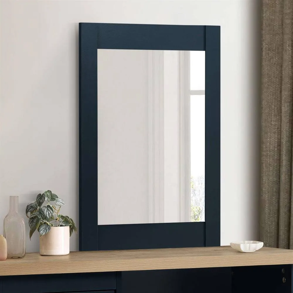 Birlea Highgate Dressing Table With Stool & Mirror Navy Blue 2