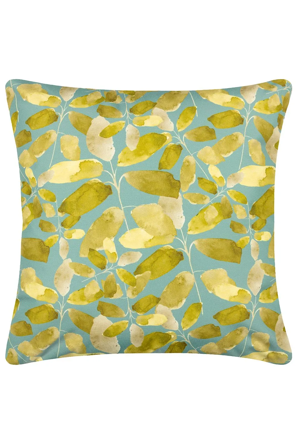 Wylder Tropics Lorena Water & UV Resistant Reversible Outdoor Cushion in Aqua
