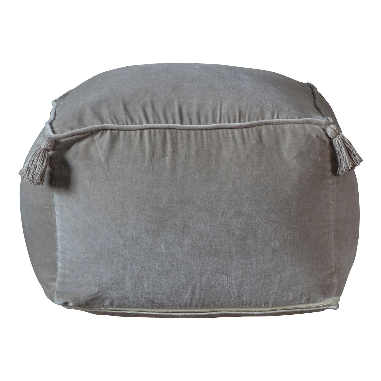 Furlo Silver Velvet Pouffe Silver