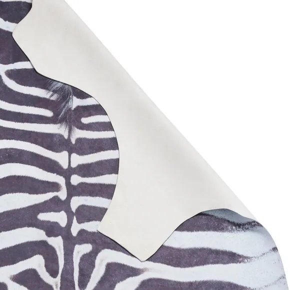 Faux Zebra Print Rug 4