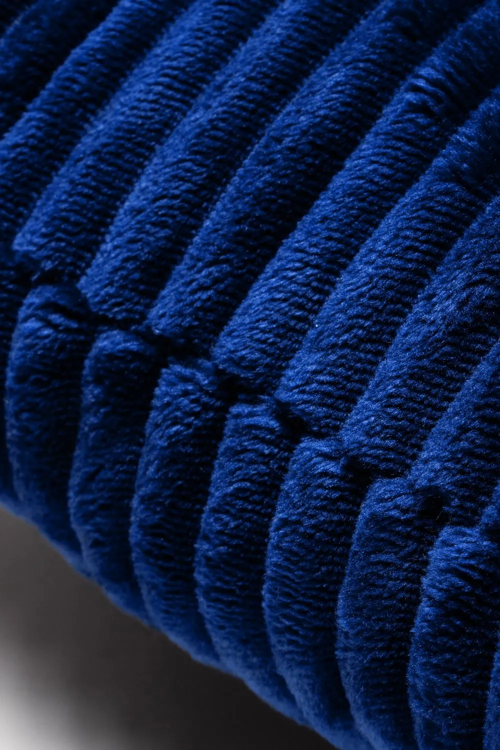 BHS Luxury Ribbon Velvet Cushion in Navy 3