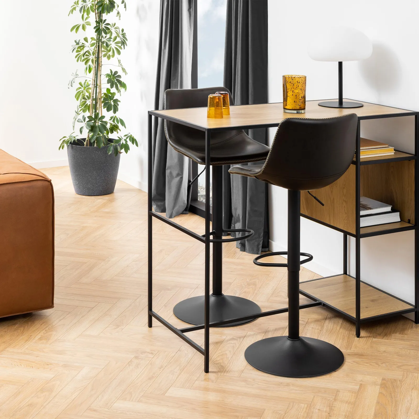 Furniture To Go I_Oregon Bar Stool in Black, One supplied in Black 5