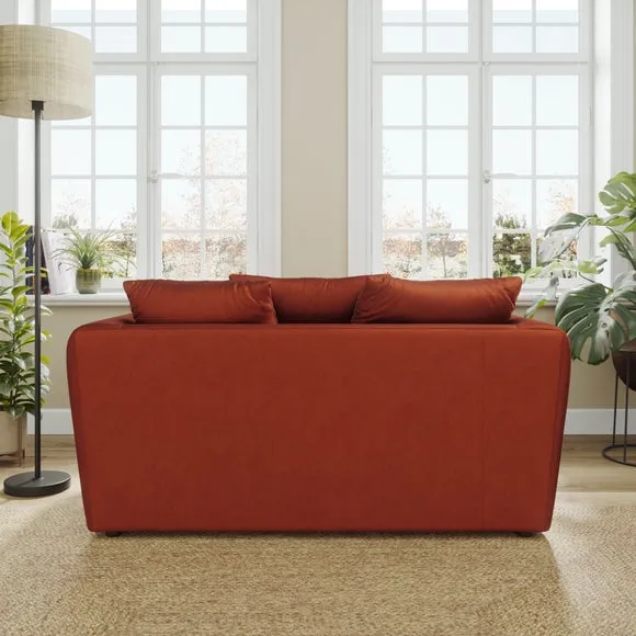 Blake Curved Arm Opulent Velvet 2 Seater Sofa 3