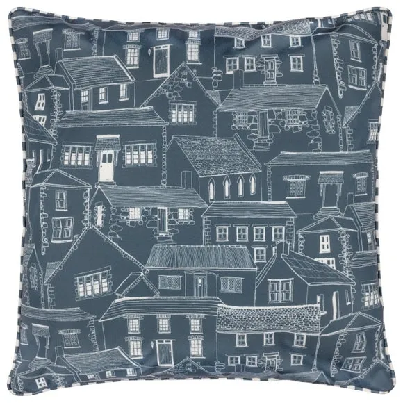Abersoch Town Outdoor Square Cushion 5