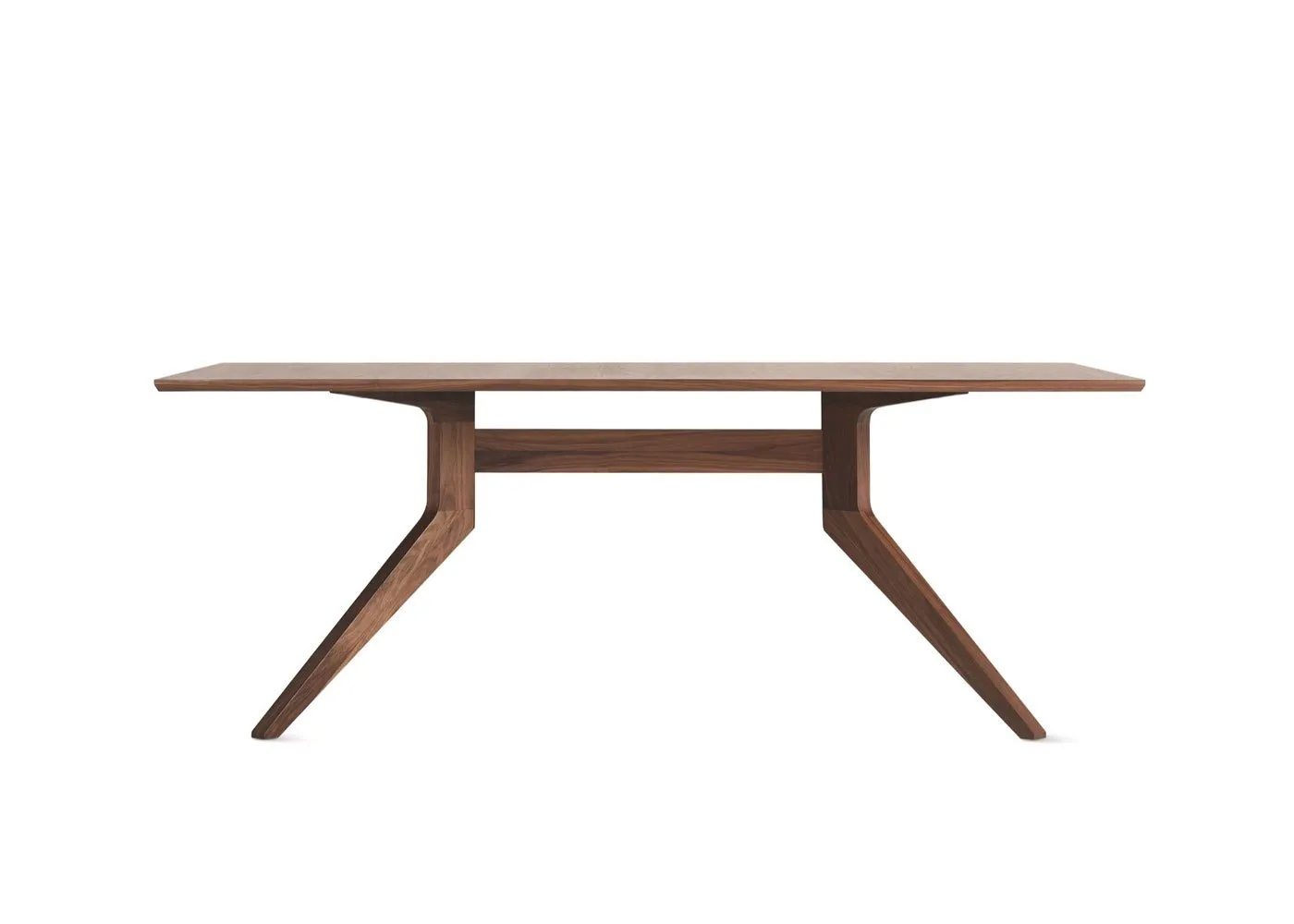 Case Cross Fixed Dining Table Walnut 1