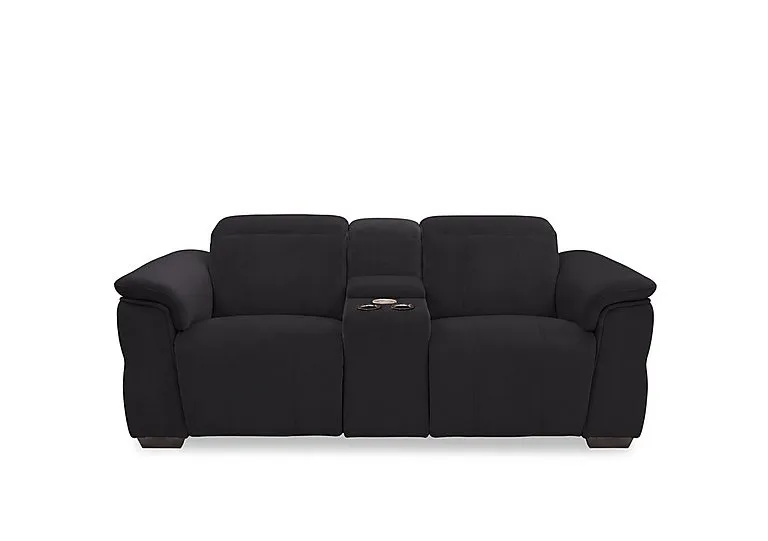 Inca Fabric 2 Seater Power Recliner Sofa with Pop Up Light Console and Power Headrests